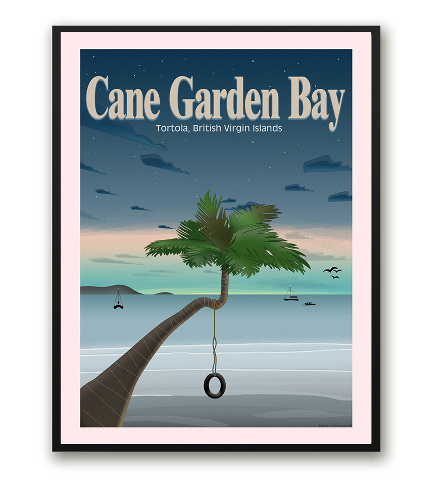 Cane Garden Bay Travel Poster
