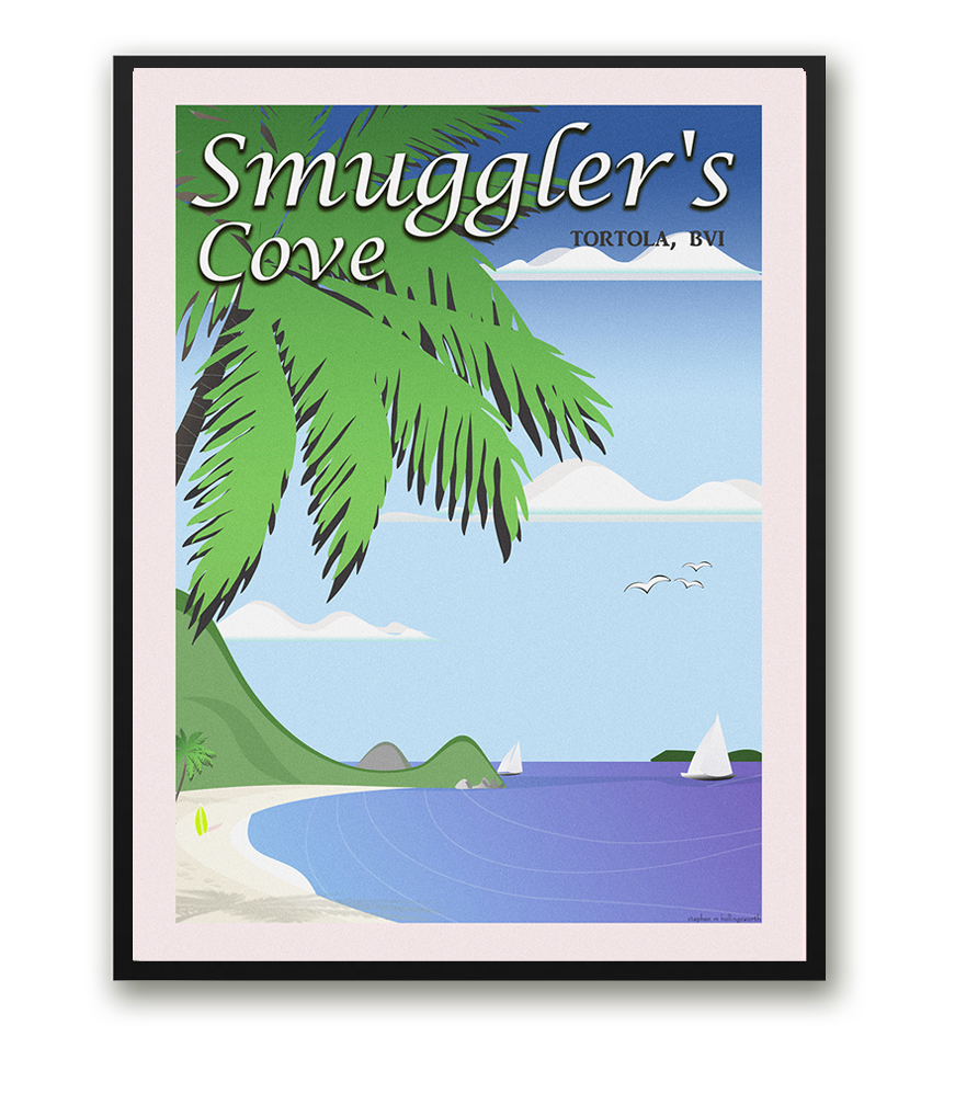 Smugglers Cove Travel Poster