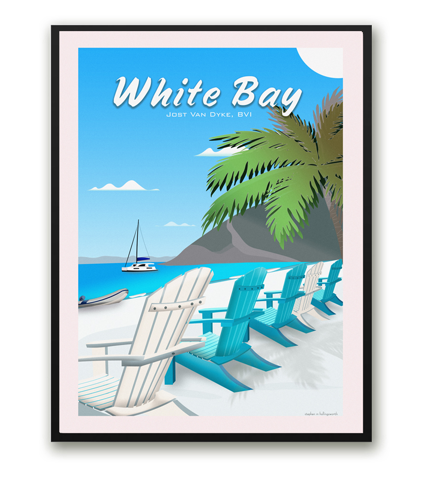 White Bay Travel Poster